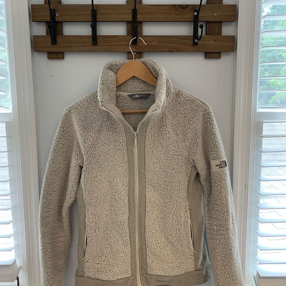 The North Face Sherpa Zip in Oatmeal
